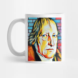 Georg Wilhelm Friedrich Hegel Abstract Portrait | Georg Wilhelm Friedrich Hegel Artwork 4 Mug